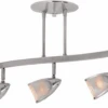 Access Comet 13.25" Halogen Contemporary Track Light Brushed Steel 52030-BS/OPL
