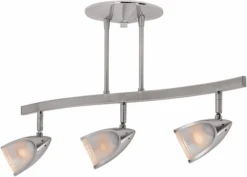 Access Comet 13.25" Halogen Contemporary Track Light Brushed Steel 52030-BS/OPL