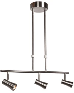 Access Sleek 4.5" LED Modern Track Light Brushed Steel 63063LEDD-BS