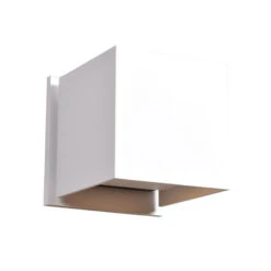 Access Square LED 4.25" Outdoor Wall Sconce Lighting - White 20399LEDMG-WH