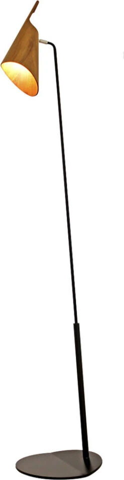 Accord Lighting Balance 13.77" LED Modern Light Floor Lamp Imbuia 3041.06