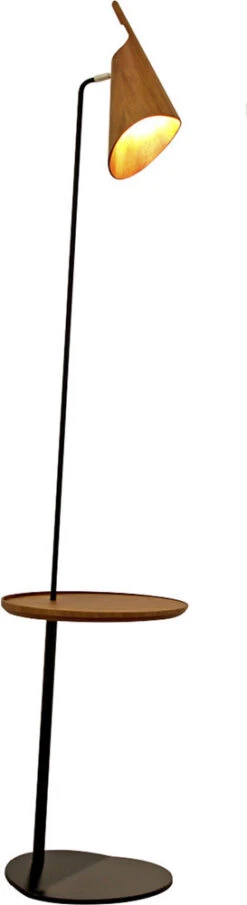 Accord Lighting Balance 15.35" LED Contemporary Lighting Floor Lamp Imbuia 3042.06