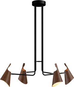 Accord Lighting Balance 39.76" LED Modern Chandelier Light Imbuia 1446.06