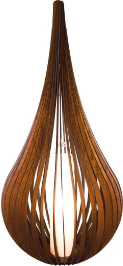 Accord Lighting Cappadocia 19.68" LED Contemporary Floor Lighting Imbuia 3033.06