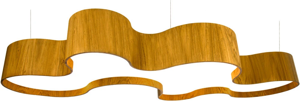 Accord Lighting Organic 7.8" LED Modern Island Light Fixture Imbuia 1258L 1 Accord Lighting Organic 7.8" LED Modern Island Light Fixture Imbuia 1258L