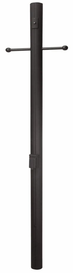 Craftmade 84" Matte Black Light Post With Photocell Z8994-05