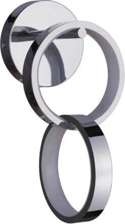 Craftmade Context 13.25" LED Contemporary Wall Mounted Lamp Chrome 59362-CH-LED