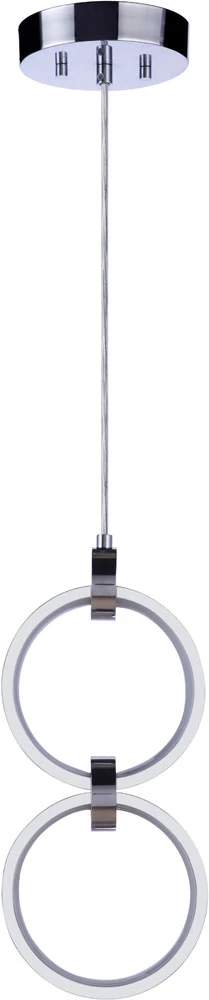 Craftmade Context 14.5" LED Contemporary Drop Ceiling Lighting Chrome 59392-CH-LED