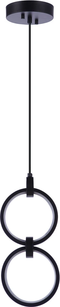 Craftmade Context 14.5" LED Modern Drop Ceiling Lighting Flat Black 59392-FB-LED