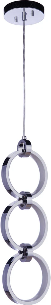 Craftmade Context 21" LED Contemporary Hanging Light Chrome 59393-CH-LED
