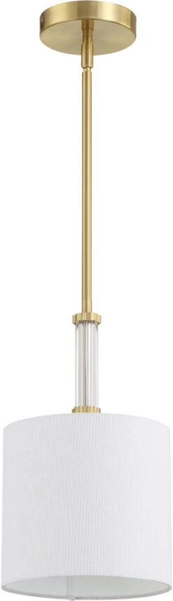 Craftmade Fortuna 13" Contemporary Pendant Lamp Satin Brass 58291-SB