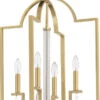 Craftmade Fortuna 33.75" Contemporary Foyer Lighting Fixture Satin Brass 58234-SB