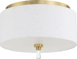 Craftmade Fortuna 7.87" Contemporary Ceiling Lighting Satin Brass 58282-SB
