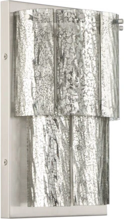 Craftmade Museo 13" Modern Lighting Sconce Brushed Polished Nickel 48662-BNK
