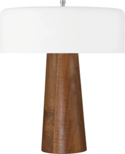 Craftmade Table Lamps 17.72" LED Contemporary Table Lamp Walnut 87001WN-T