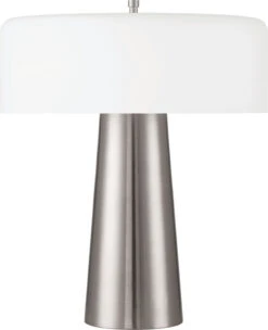 Craftmade Table Lamps 17.72" LED Modern Table Lighting Brushed Polished Nickel 87001BNK-T