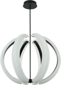 Craftmade Unwind 27.56" LED Contemporary Drop Lighting Flat Black 58891-FB-LED