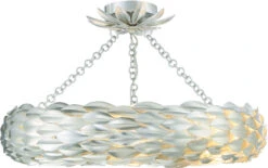 Crystorama Broche 5" Ceiling Lighting Antique Silver 536-SA_CEILING