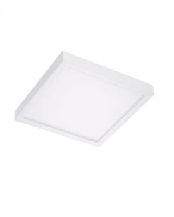 Cyber Tech 1" LED Modern Outdoor Flush Mount Light Fixture White C147SQ-DISK-WH