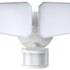 Cyber Tech 6.5" LED Contemporary Security Lighting White LF20PMH2-WH/CCT