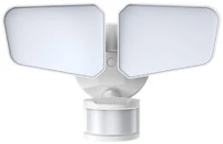 Cyber Tech 6.5" LED Contemporary Security Lighting White LF20PMH2-WH/CCT
