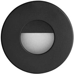 Dainolite 3.75" LED Modern Exterior Step Light Black DLEDW-300-BK