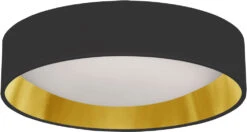 Dainolite 3" LED Contemporary Flush Mount Lighting Fixture Black CFLD-1522-698