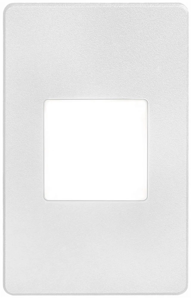 Dainolite 5" LED Contemporary Exterior Step Light White DLEDW-245-WH 1 Dainolite 5" LED Contemporary Exterior Step Light White DLEDW-245-WH