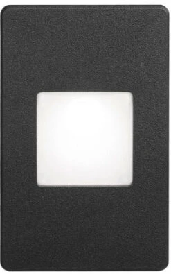Dainolite 5" LED Contemporary Outdoor Step Light Black DLEDW-245-BK