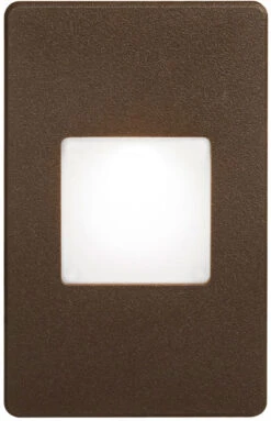Dainolite 5" LED Modern Outdoor Step Light Bronze DLEDW-245-BZ