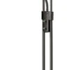 Dainolite 71" Contemporary Torchiere Floor Lamp Black 505F-MB