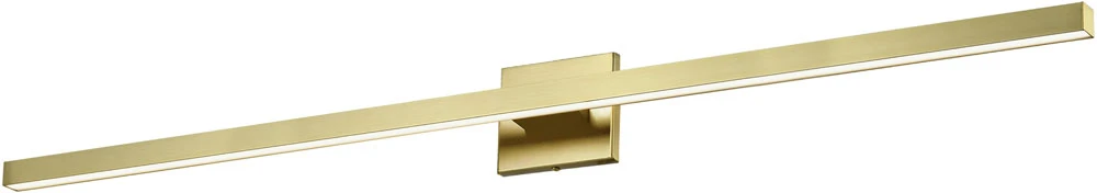 Dainolite Arandel 4.75" LED Contemporary Bathroom Sconce Lighting Aged Brass ARL-424LEDW-AGB 1 Dainolite Arandel 4.75" LED Contemporary Bathroom Sconce Lighting Aged Brass ARL-424LEDW-AGB