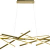 Dainolite Carly 10.75" LED Contemporary Kitchen Island Light Fixture Aged Brass CAY-5562LEDHC-AGB
