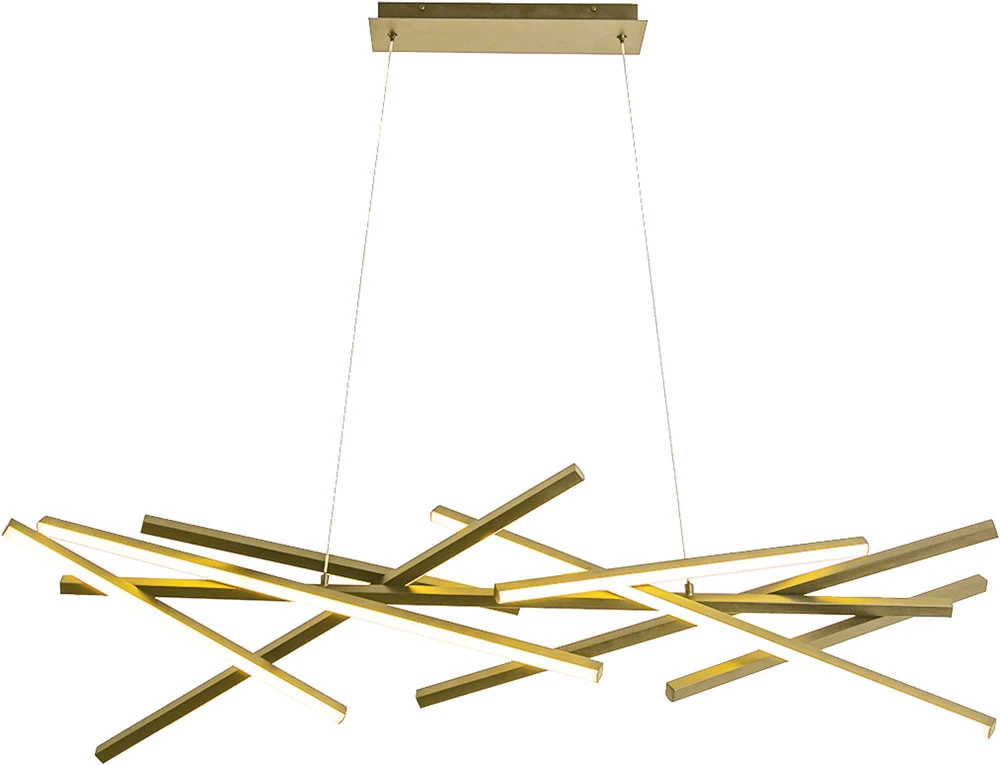 Dainolite Carly 10.75" LED Contemporary Kitchen Island Light Fixture Aged Brass CAY-5562LEDHC-AGB 1 Dainolite Carly 10.75" LED Contemporary Kitchen Island Light Fixture Aged Brass CAY-5562LEDHC-AGB