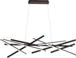 Dainolite Carly 10.75" LED Modern Kitchen Island Lighting Matte Black CAY-5562LEDHC-MB