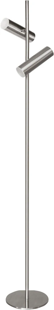 Dainolite Constance 61.75" LED Modern Floor Lamp Lighting Satin Chrome CST-6112LEDF-SC