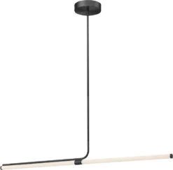 Dainolite Corvette 1.5" LED Modern Kitchen Island Lighting Matte Black CVT-4824LEDHP-MB