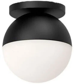 Dainolite Dayana 7.5" Contemporary Ceiling Light Fixture Matte Black DAY-71FH-MB