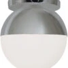 Dainolite Dayana 7.5" Contemporary Ceiling Light Fixture Polished Chrome DAY-71FH-PC