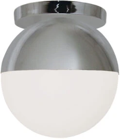 Dainolite Dayana 7.5" Contemporary Ceiling Light Fixture Polished Chrome DAY-71FH-PC