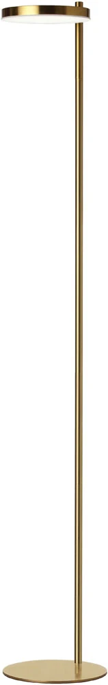 Dainolite Fia 60.5" LED Modern Light Floor Lamp Aged Brass FIA-6030LEDF-AGB