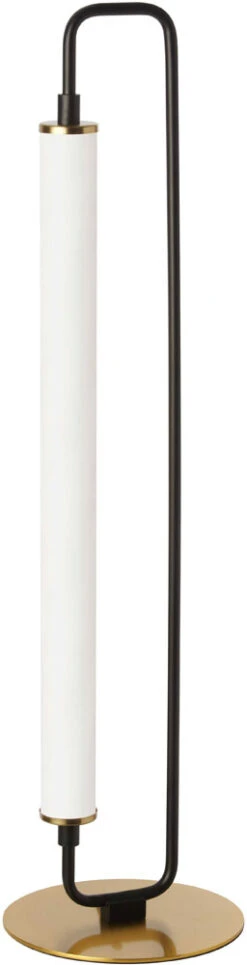 Dainolite Freya 26.5" LED Contemporary Table Top Lamp Matte Black FYA-2620LEDT-MB-AGB