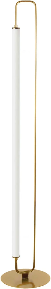 Dainolite Freya 59" LED Modern Floor Lamp Aged Brass FYA-5932LEDF-AGB