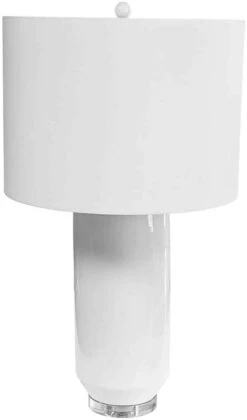 Dainolite Goliath 34" Contemporary Table Light White GOL-301T-WH