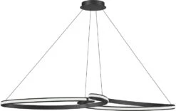 Dainolite Nola 3" LED Contemporary Kitchen Island Light Matte Black NOL-6066LEDHP-MB