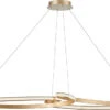 Dainolite Nola 3" LED Modern Island Light Fixture Aged Brass NOL-6066LEDHP-AGB
