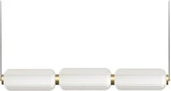 Dainolite Ramona 4.75" LED Contemporary Kitchen Island Light Clear RMA-3830LEDHP-AGB