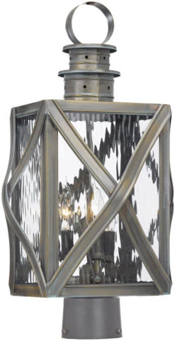 Elk Home Artistic 19" Exterior Lamp Post Light Fixture Brown 2143-WB