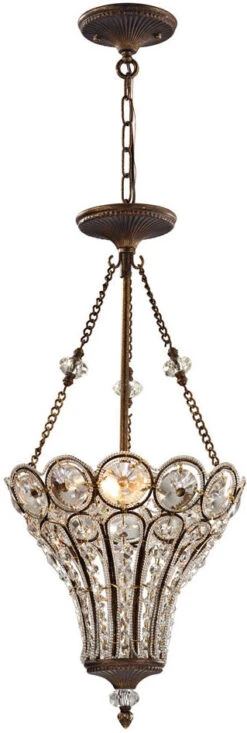 Elk Home Christina 29" Contemporary Foyer Lighting Mocha 12032/3-LED