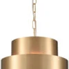 Elk Home Reese 14" Contemporary Pendant Hanging Light Aged Brass H0019-11109